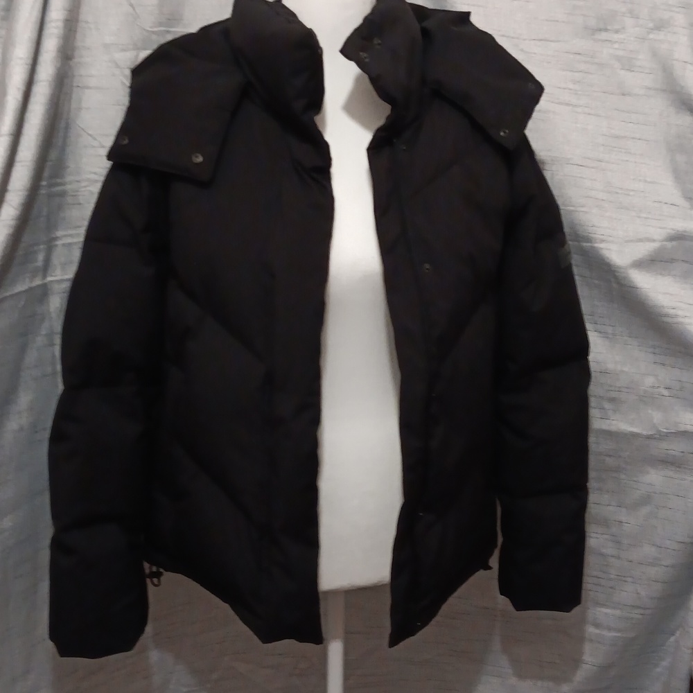 Sanctuary Hooded Down Waist Lenght Puffer Jacket